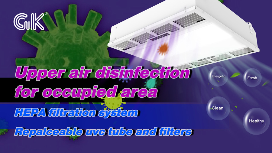 U15 Indirect UVC HEPA-filtratiesysteem