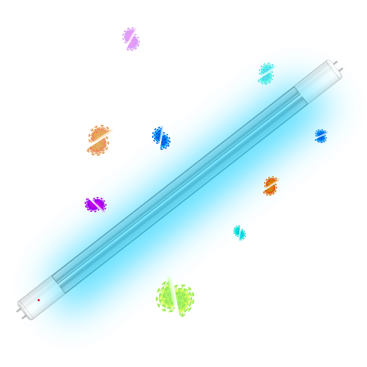 Ultraviolet kwartsglas Uv-buis